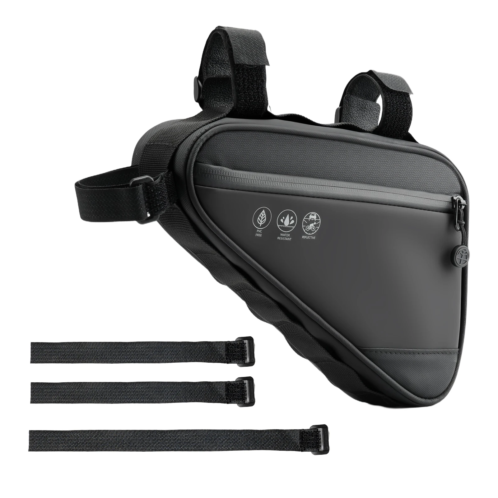 AliExpress OFFBONDAGE Triangle Cycling Bag Bike Bicycle Front Saddle Tube Frame Pouch Bag Holder Outdoor Bag MTB Mountain Bike Accessories