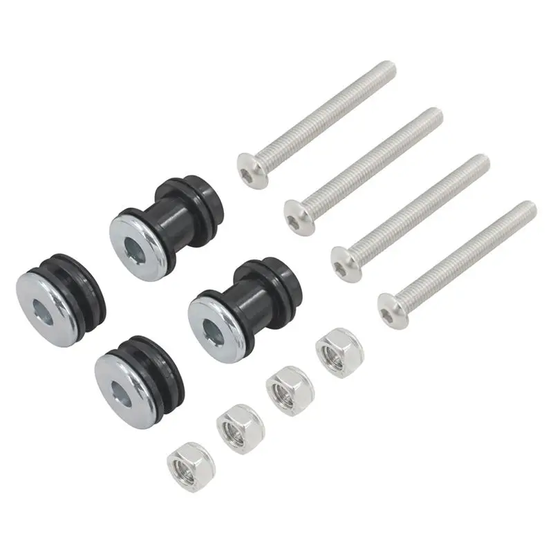 AU16-Detachable Sissy Bar Rack Mounting Screw Motorcycle Backrest Docking Hardware Kit For Sportster XL 883 1200 04-24