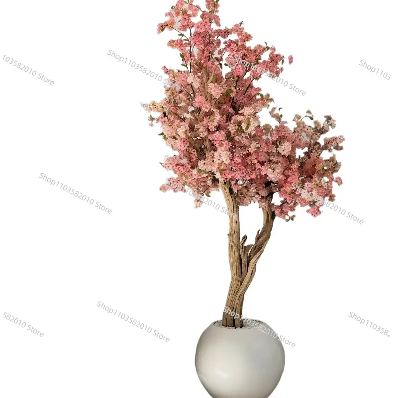 

Подходит для украшения дома ручной работы, искусственные изогнутые деревья вишни.