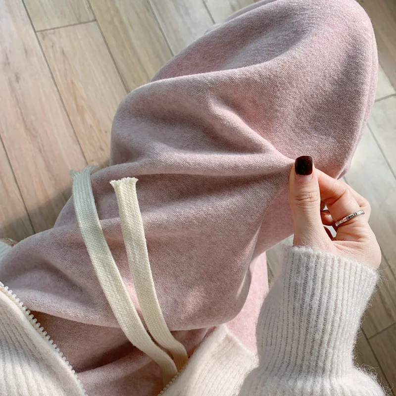 Glutinous Rice Wide Leg Pants Women Autumn Winter 2023 New High Waist Pendent Narrow Version Gentle Wind Soft Waxy Cashmere Pant