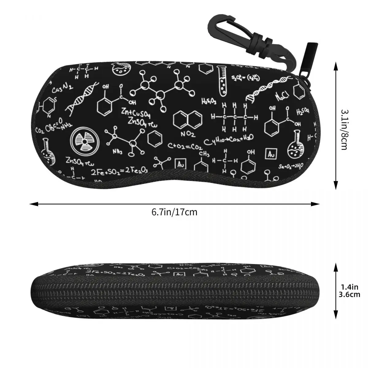 العلوم الكيمياء نمط شل نظارات حالة النظارات الشمسية الواقية مربع النساء الرجال لينة النظارات حقيبة الحقيبة