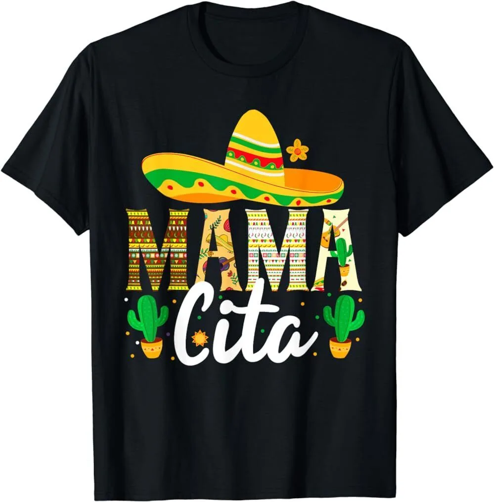 Mamacita Cinco de Mayo 5 De Mayo Cactus Fiesta Mother's Day T-Shirt, S-5XL