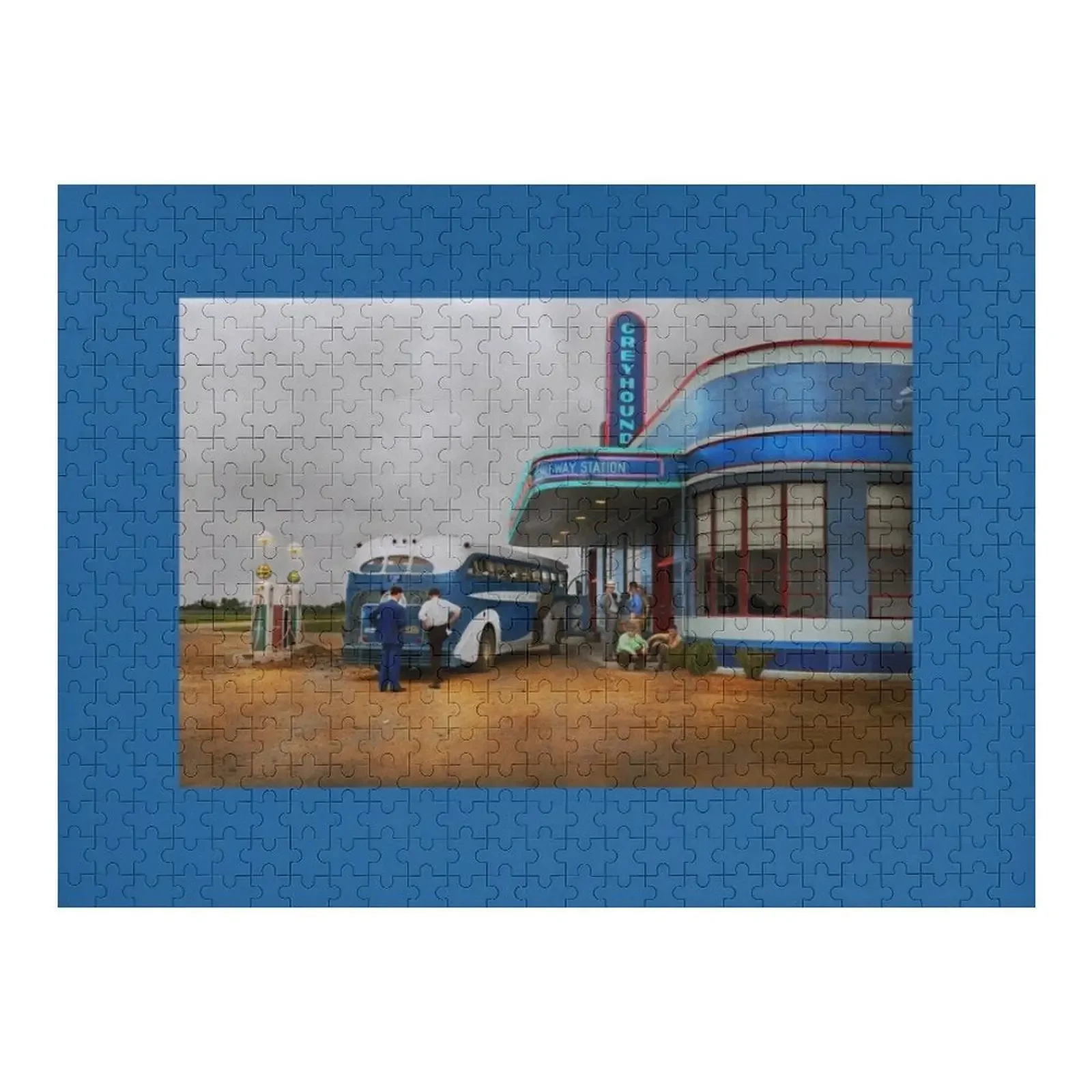 

Грузовик - Автобус - Половина действия, 2001, головоломка, индивидуальные игрушки для детей, головоломка с моторами в масштабе