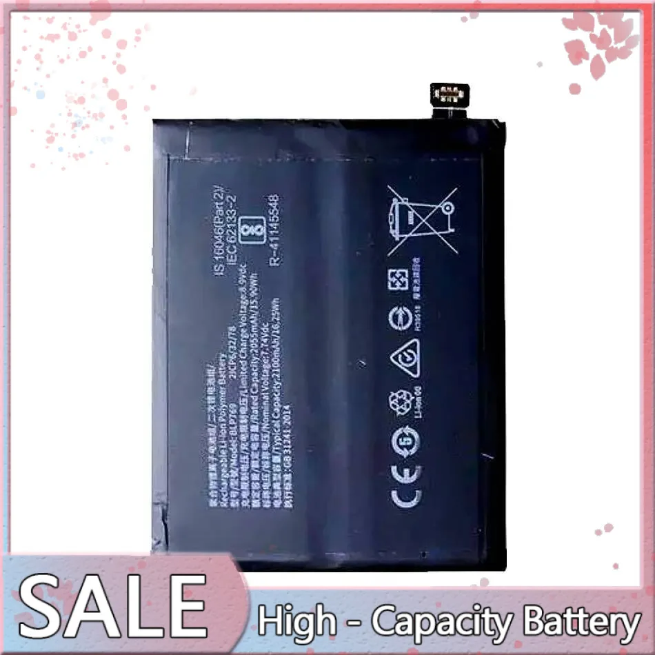 

High Performance For Oppo Find X2 BLP769 Mobile Phone Battery 2100Mah