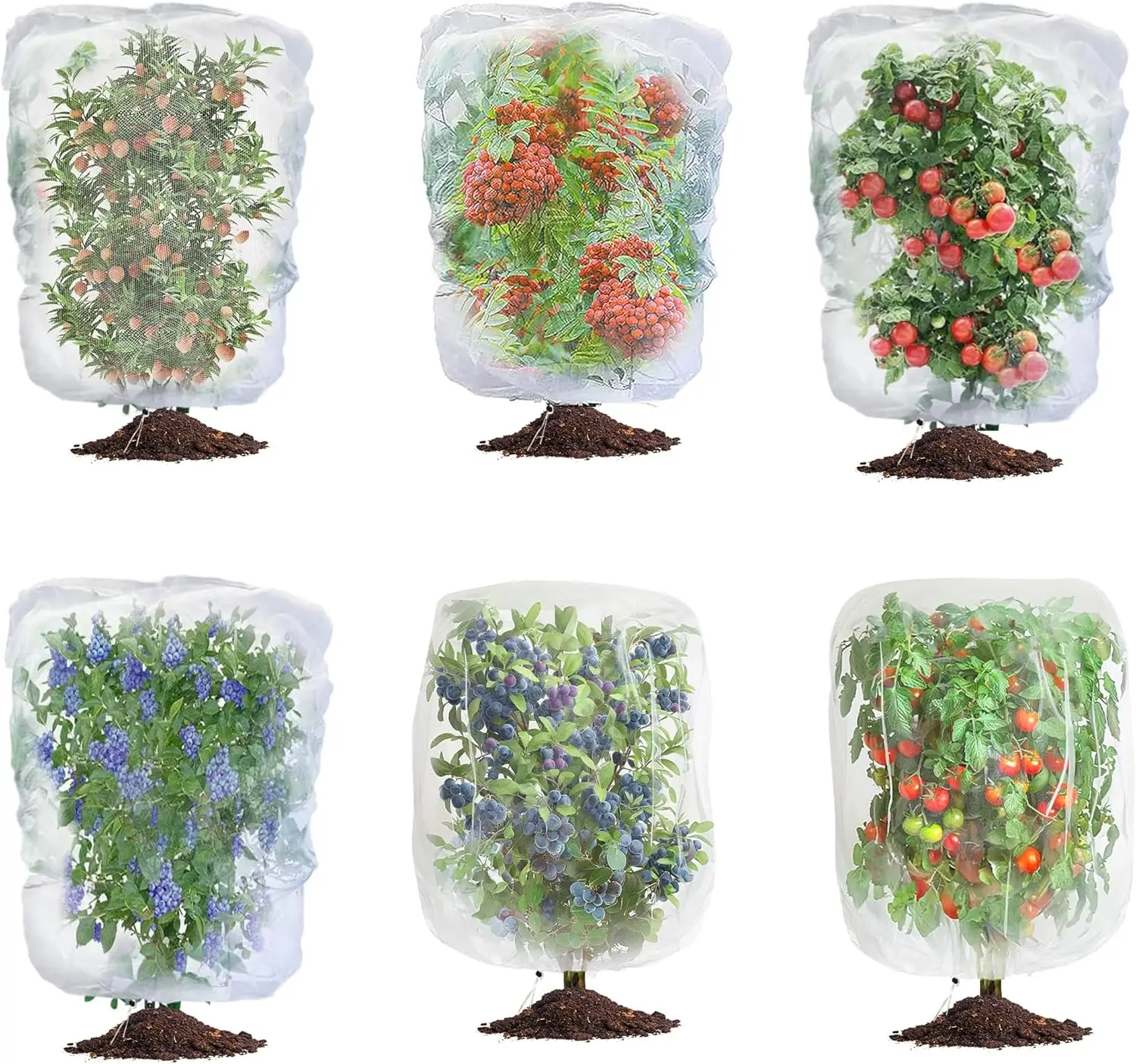 

Сетка для сада с завязками, защита растений от птиц, насекомых и вредителей для фруктов и овощей