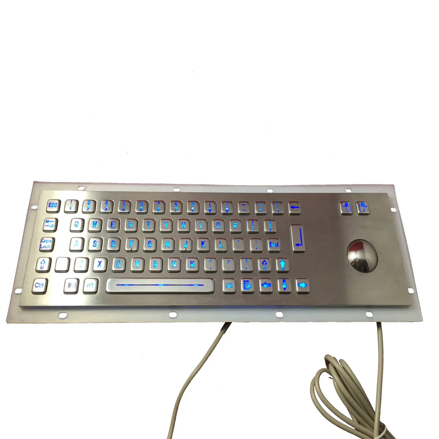 Durable Waterproof Metal Keypad Outdoor Elevator Parking Lot IP65 Metal Keyboard industry control factory