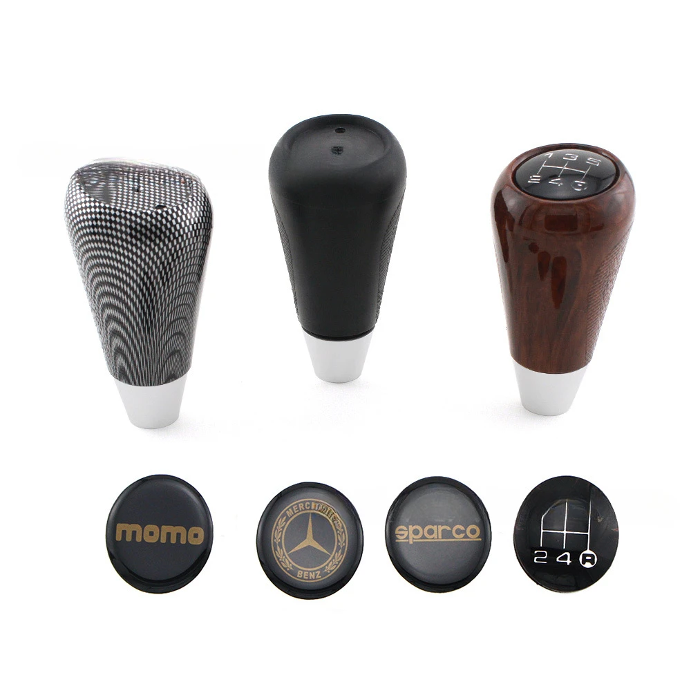 Car modified retro imitation mahogany gear head, manual automatic universal wave stick head gear head