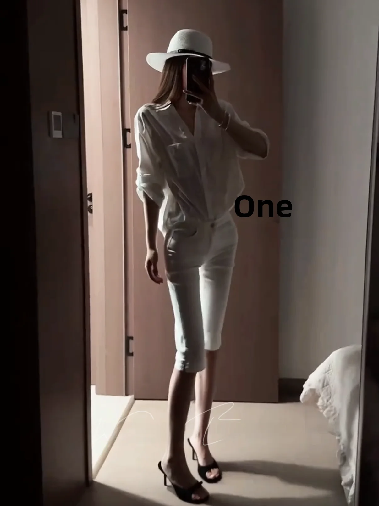 American Style High Waist Slimming Jeans High Hip Seven-Foot-Length Sexy Split Ankle-Length Women's Denim Pants