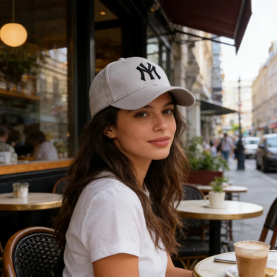 Unisex Baseballkappe mit NY-Buchstaben-Stickerei, Verstellbare Baumwoll-Dad-Mütze, Lässige Sonnenschutz-Schirmmütze für Männer und Frauen, Streetwear Sport – Detail 27