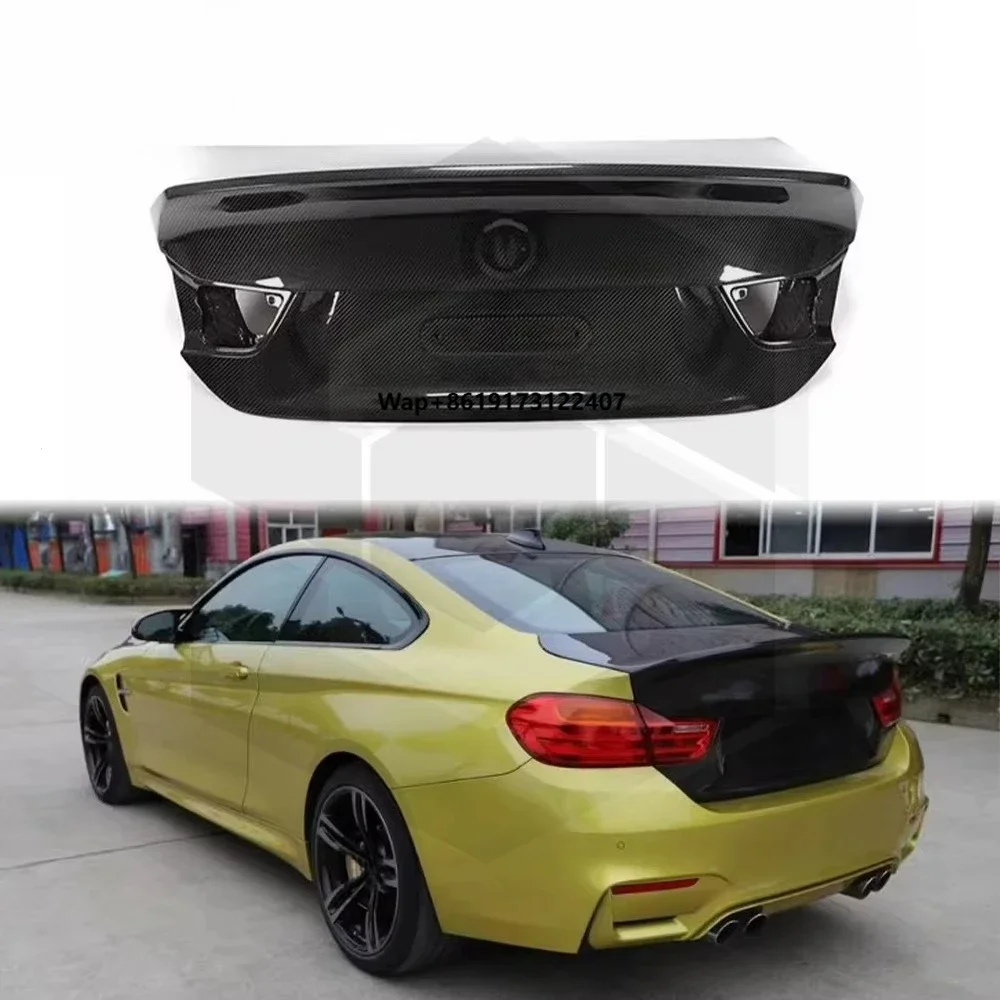 

Carbon Fiber CSL Style Trunk Lid for 4 Series F32 420i 430i 440i F82 M4 Coupe Car Rear Luggage Cover Trunk Tail Lid Cover