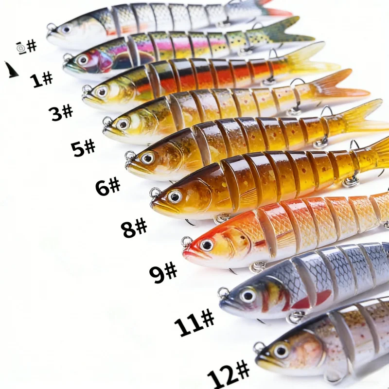 Angelköder, mehrteilig, 13,7 cm, 27 g, nur bionischer Köder für Süß- und Salzwasser, universelles Angelzubehör