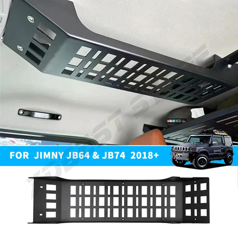 

Car Roof Inner Storage Luggage Basket for Suzuki Jimny Sierra JB74 JB64 2019-2023 Driver Side Interior Storage Tray Accessories