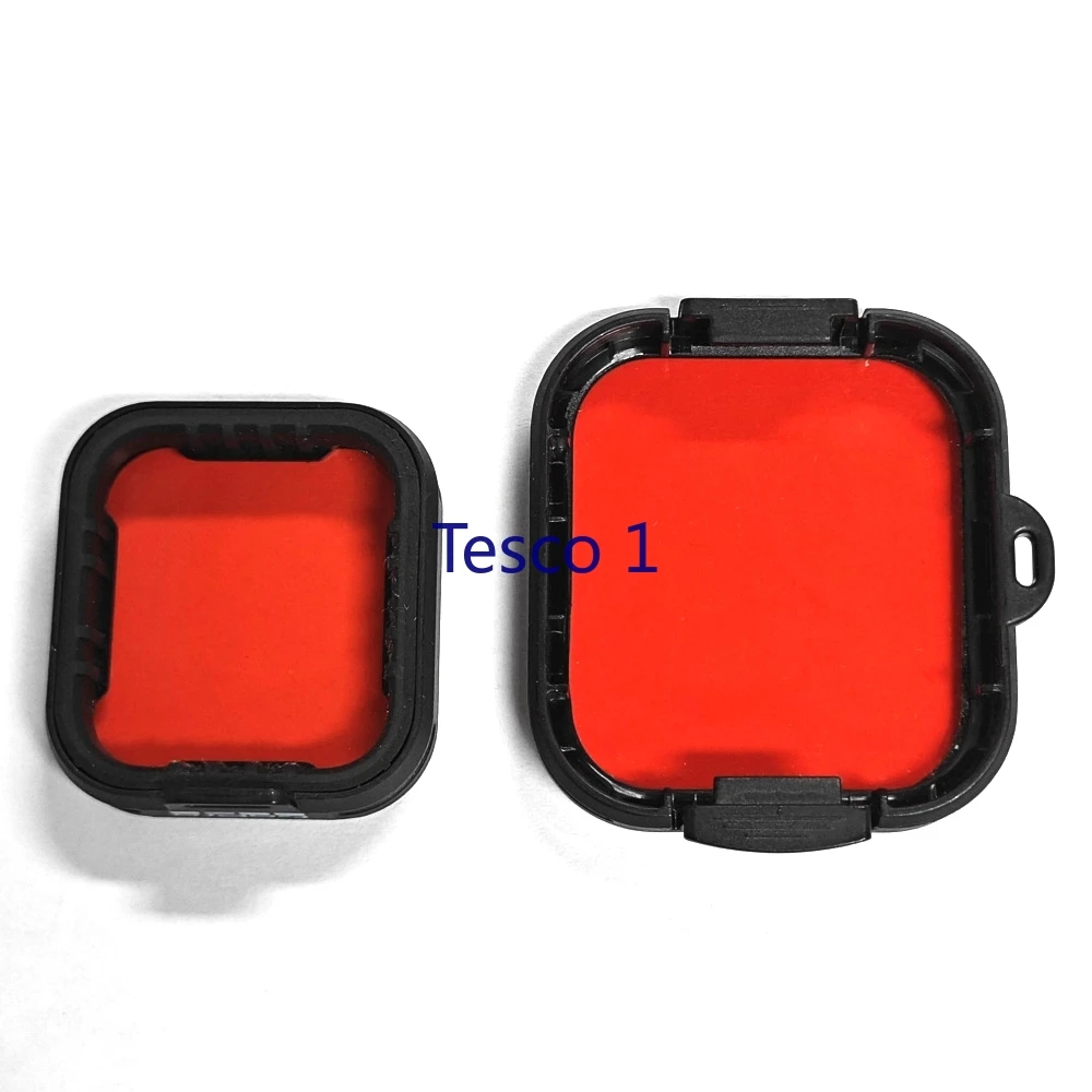 1pcs Original  for GoPro Hero 3 3+ 4 5 6 7 Action Camera Waterproof Diving Housing Red Filter Cover Case Repair Accessories