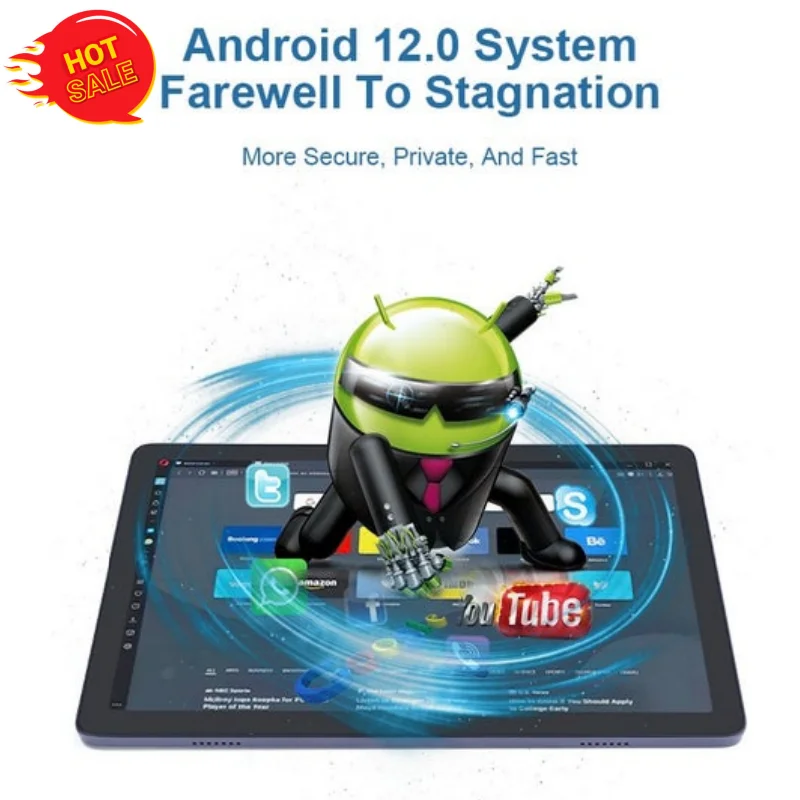 

QP10 4GB RAM 128GB ROM 10.1" Android 12 Tablet Octa Core MTK8183 CPU Dual Camears 6000mAh Support GPS