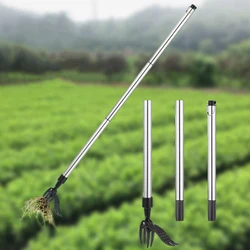Extractor de malas hierbas de hierro, herramienta para quitar raíces, herramienta para matar al aire libre, extractor de malas hierbas portátil para jardín, extraíble con Pedal