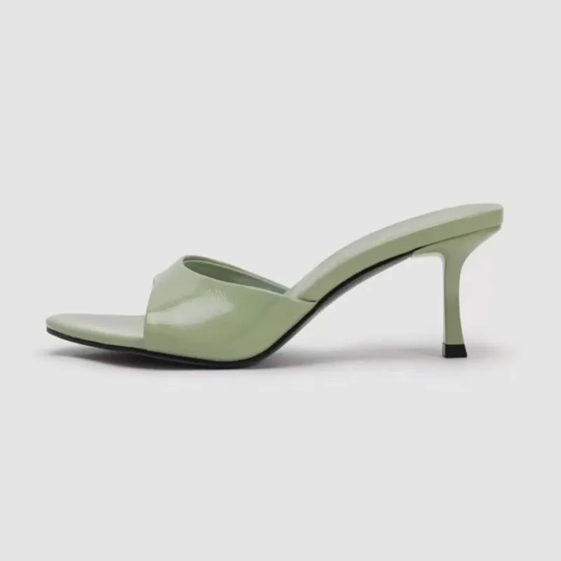 

New Women's High-heeled Open-toe Slippers for Summer 2026