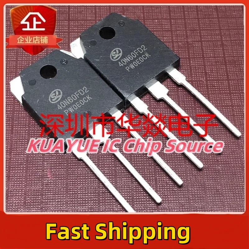 10PCS-30PCS   SGT40N60FD2PN   40N60FD2  TO-3P  40A  600V  Imported Original NEW Best Quality