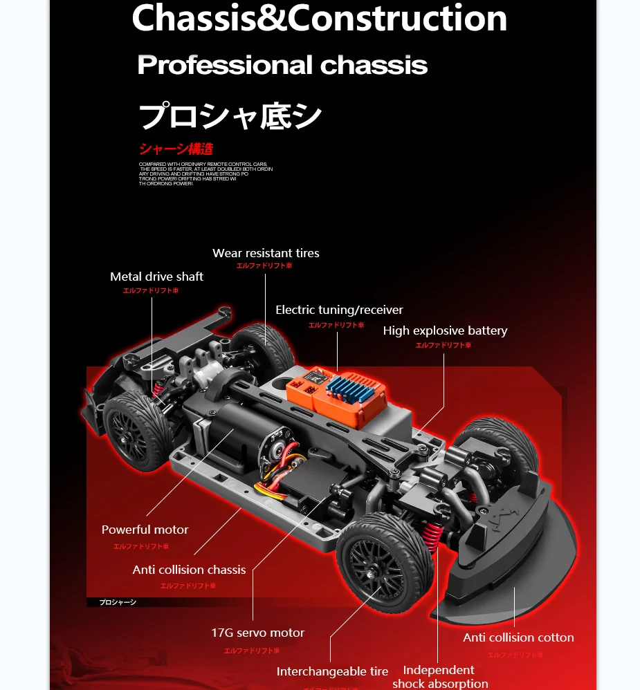 MN MODEL MN268 ドリフトレーシングカー 1/16 4WD GTR RC プロ仕様 高速スポーツカー 競技用 レース コレクション モデルカー