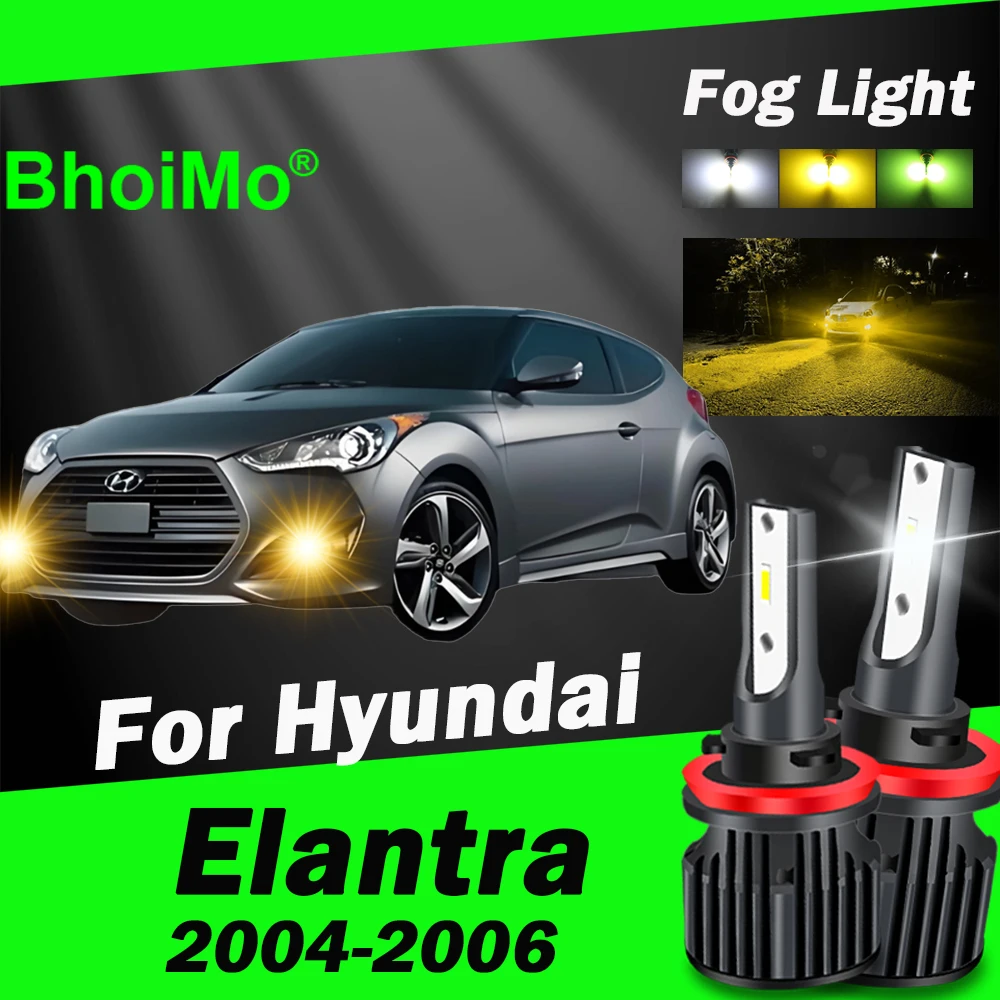 

Передняя противотуманная фара BhoiMo для Hyundai Elantra 2004 2006, светодиодная лампа 2005 г.