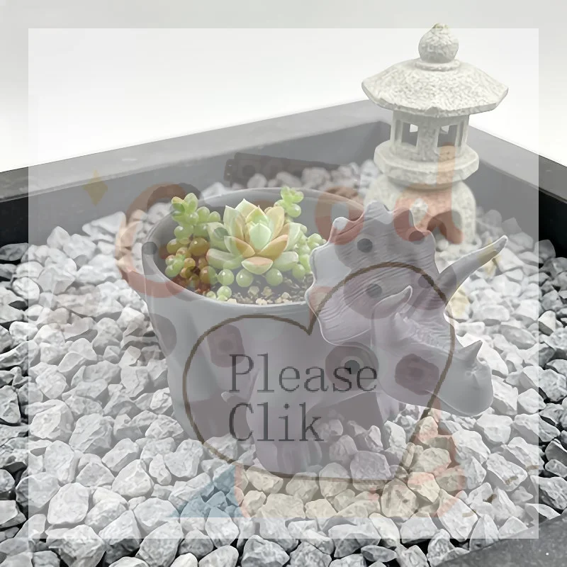【HG】Multi-purpose 3D Printed Dinosaur Flowerpot Desktop Decoration Ornaments Mini Flower Pot Funny Pot For Office Planting Gift