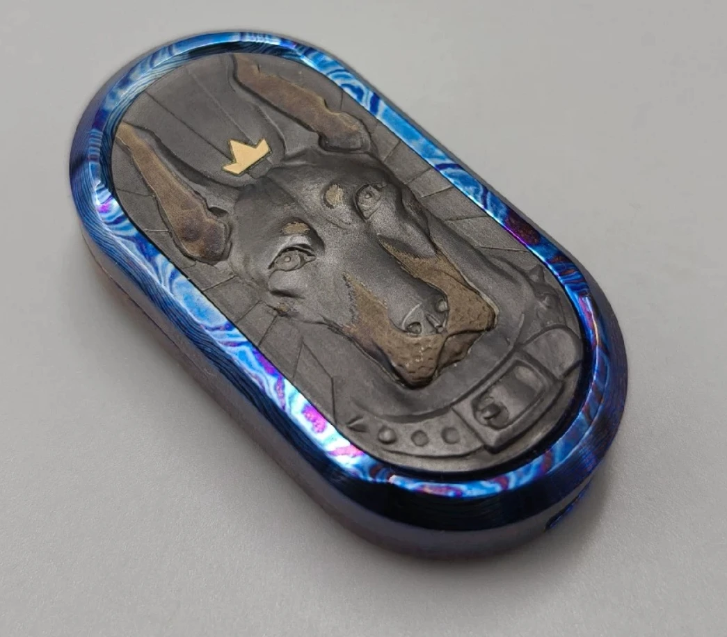 

Used EDC TK TImascus Madubin Dog fidget slider Decompression toys