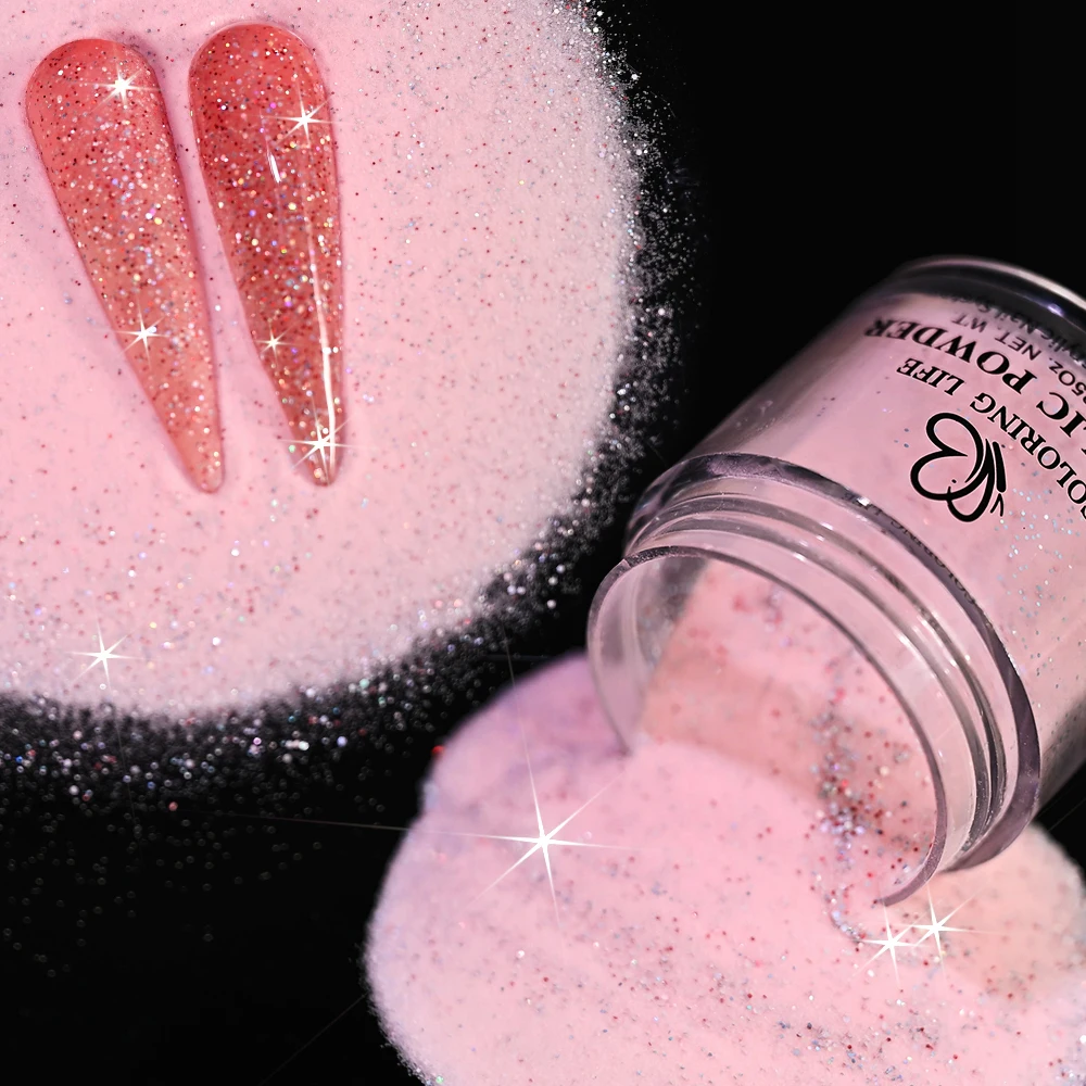 8 pçs 4 in1 extensão/mergulho/gravura pós de cristal cor sólida fluorescente prego acrílico pó brilhante glitter manicure polímero