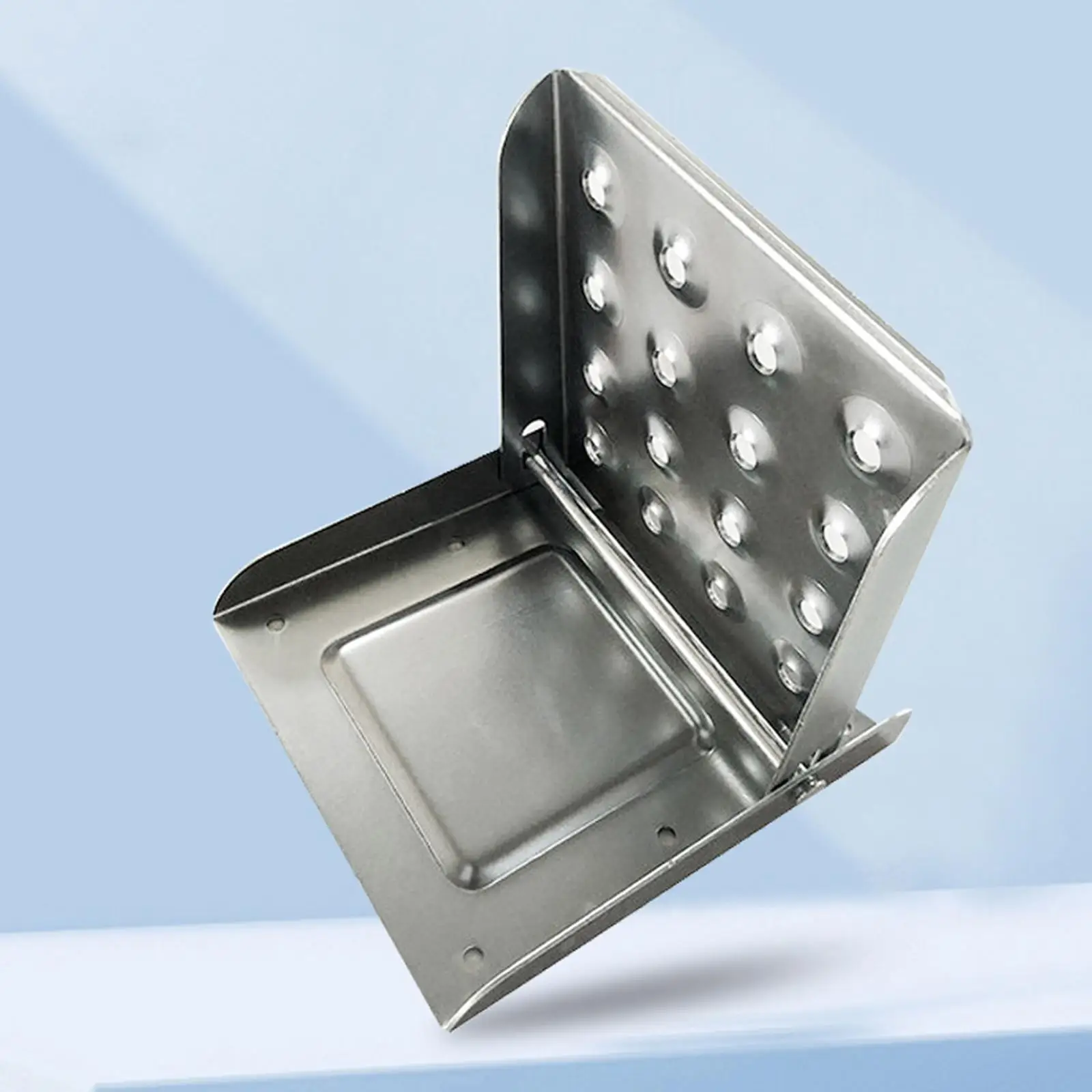 

Sturdy Galvanized Folding Truck Step Rust Resistant Anti Slip Pedal Foldable Stair for RV Trailer Camper Horsebox Van