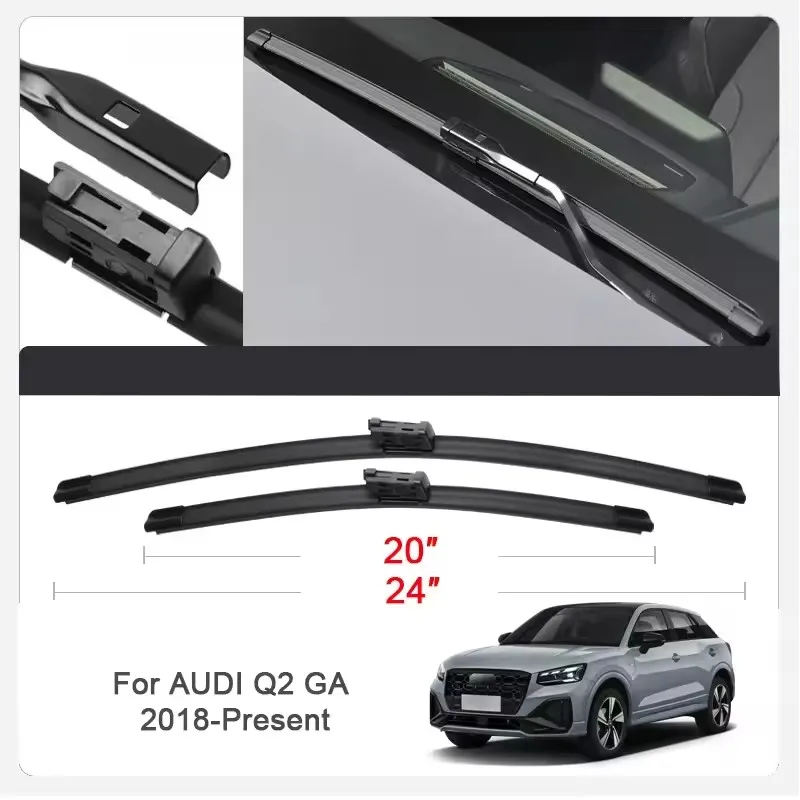 

2PCS Car Wiper Blades for AUDI Q2,Q3,Q4,Q5,Q7,Front Windscreen Windshield Double Rubber Car Accessories ﻿