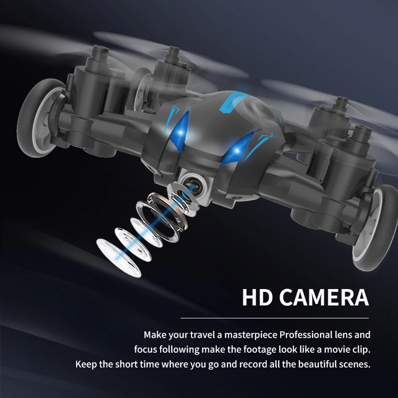 Mini importateur JJRC avec caméra haute définition 8K, air débar, double mode, WiFi, transmission d'images en temps réel, contrôle de la pression atmosphérique et de l'altitude