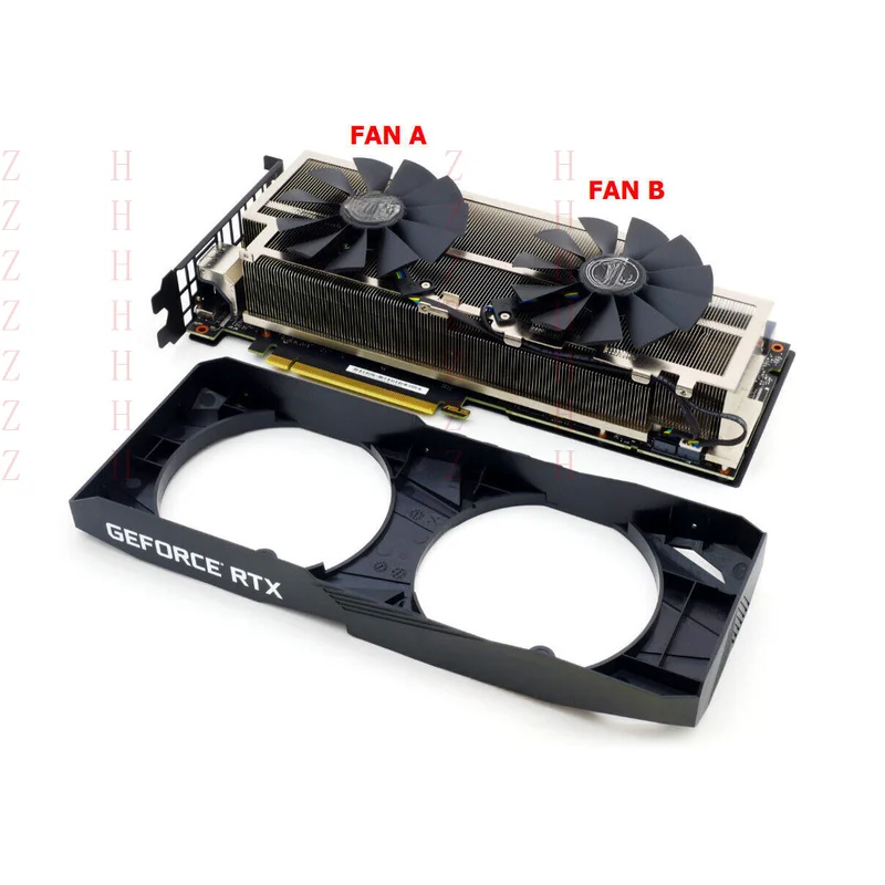 ZHZH    Cooling Fan For ASUS GeForce 2000 Series 2080 2070 2060 T129215SH FDC10U12S9-C