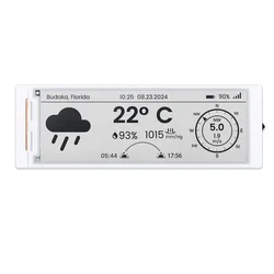 CrowPanel ESP32 5.79” E-paper HMI Display 272*792 Black/White Color Driven By SPI Interface for Arduino /ESP/MicroPython