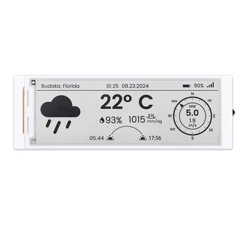 Crowpanel ESP32 5.79นิ้ว E-Paper HMI 272*792สีดำ/สีขาวขับเคลื่อนโดยอินเตอร์เฟซ SPI สำหรับ arduino/esp/micropthon