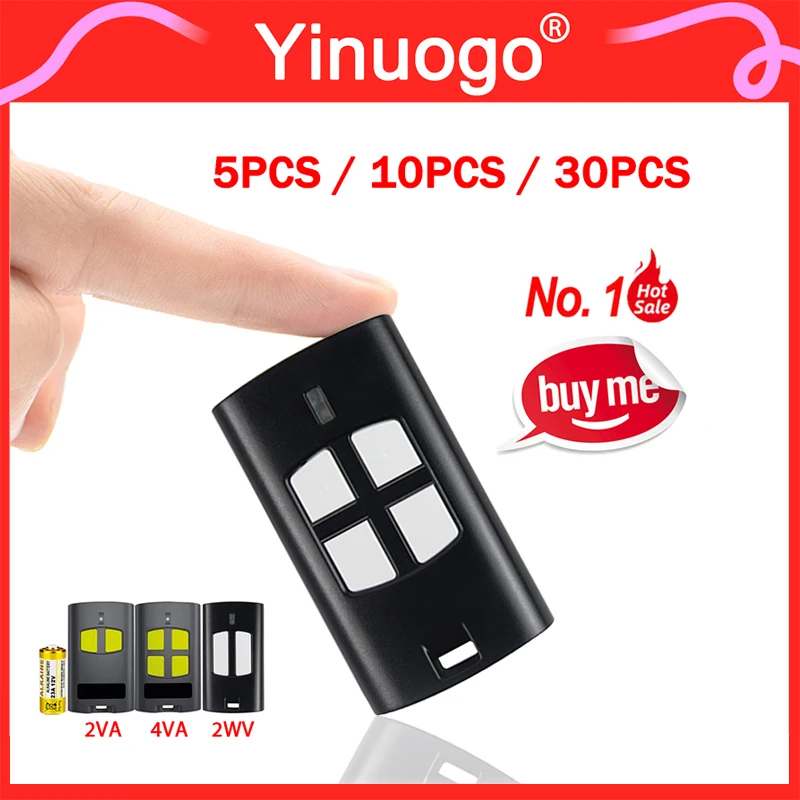 5 / 10 / 30PCS Remote Control Garage For TOGO 2WV 4WV 2VA 4VA Garage Door Remote Control Gate Opener Transmitter