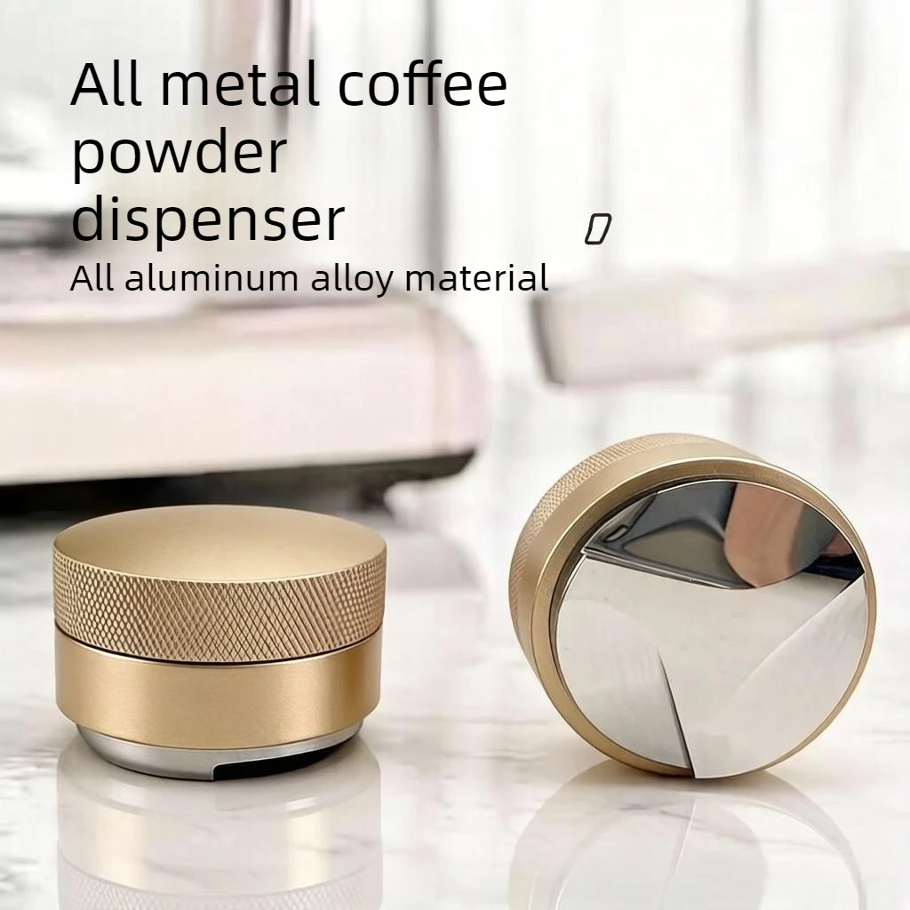 Coffee Distributor Espresso Distribution Tool/Leveler 3 Angled Slopes Adjustable Palm Tamper Fits 51/53/58mm Portafilter