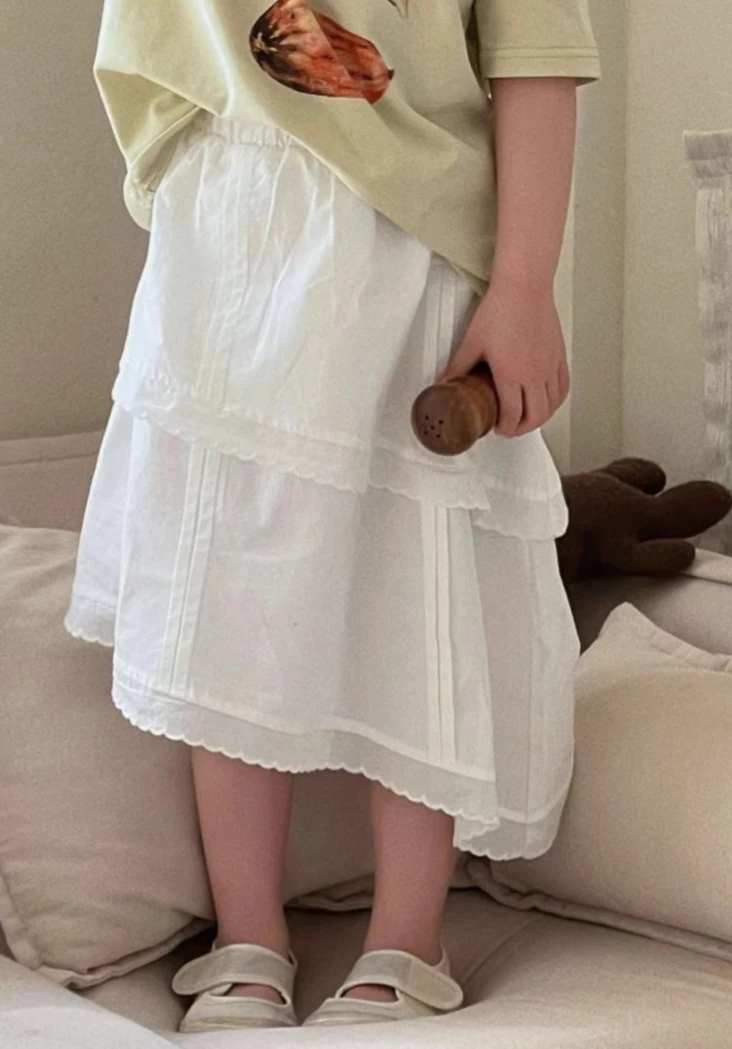 

Girls Half Length Skirt 2026 Spring Summer New Korean Edition Stylish Solid Color Casual Fashion Daily Wear