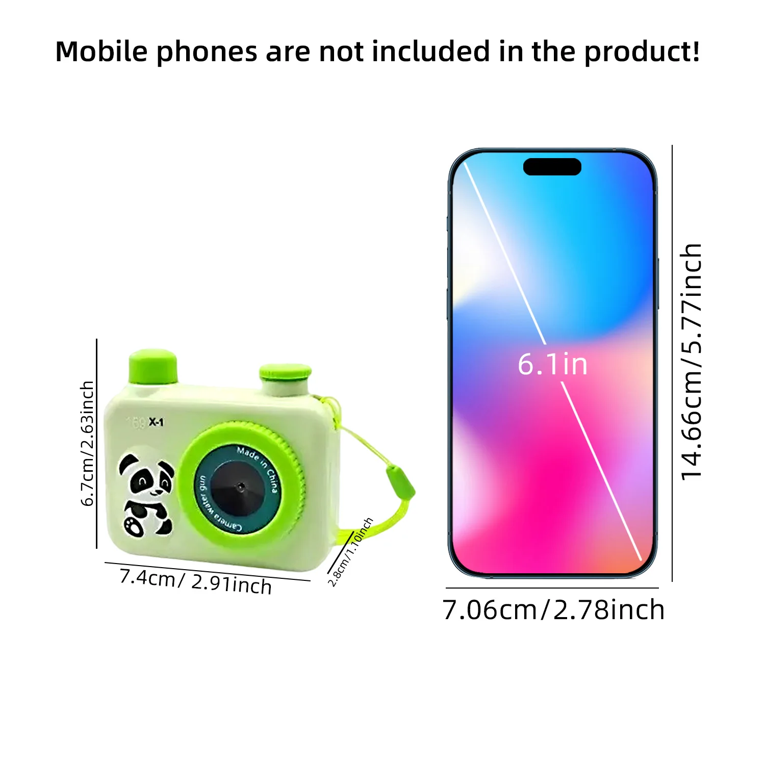 Camera waterspeelgoed parodie grap simulatie watersproeicamera leuk en grappig klein waterpistool speelgoed