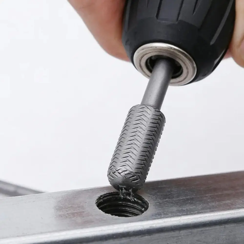 

5Pcs/Set 1/4inch Hex Shank Rotary Rasp File 6.35mm Hexagonal Handle High Precision Grinding Burrs Super Hard Steel