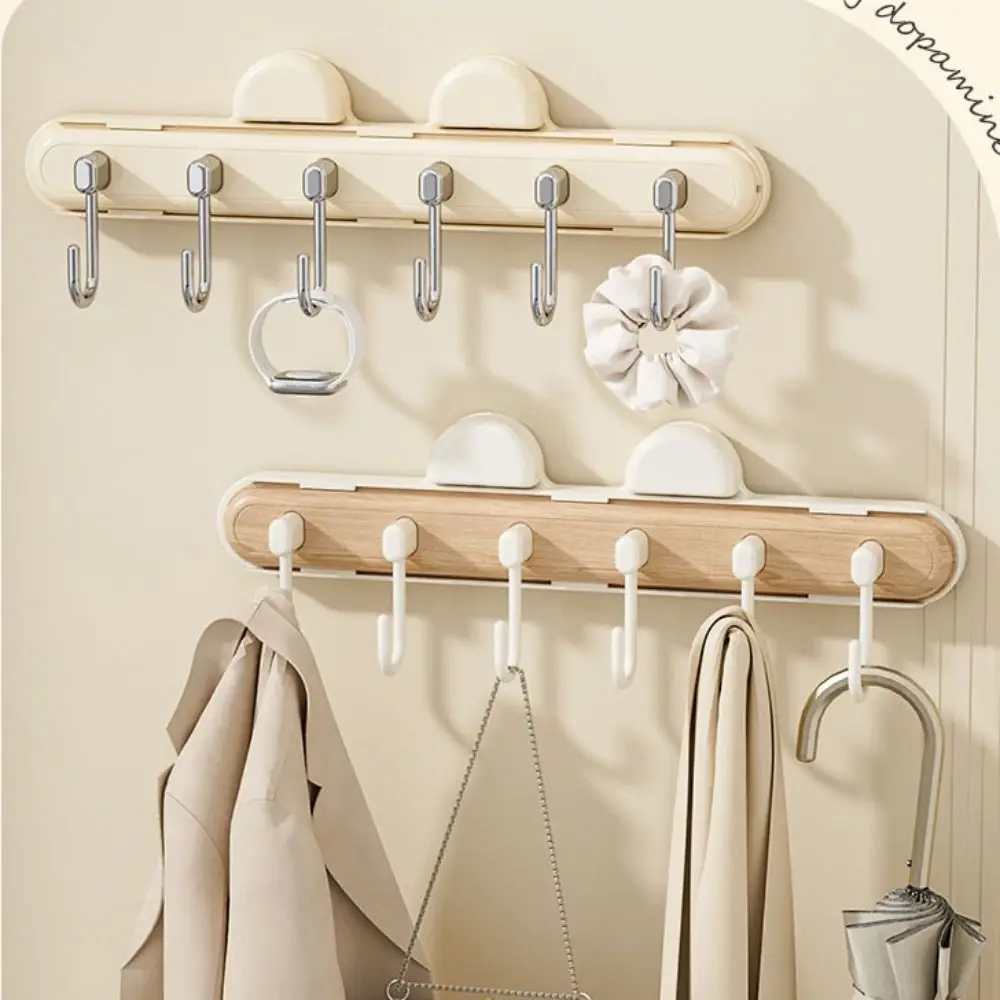 

Wall-mounted Suction Cup Stretch Hook Stretchable Space Saving Door Back Gap Rack Four Rows Punch-free Expansion Gap Hook