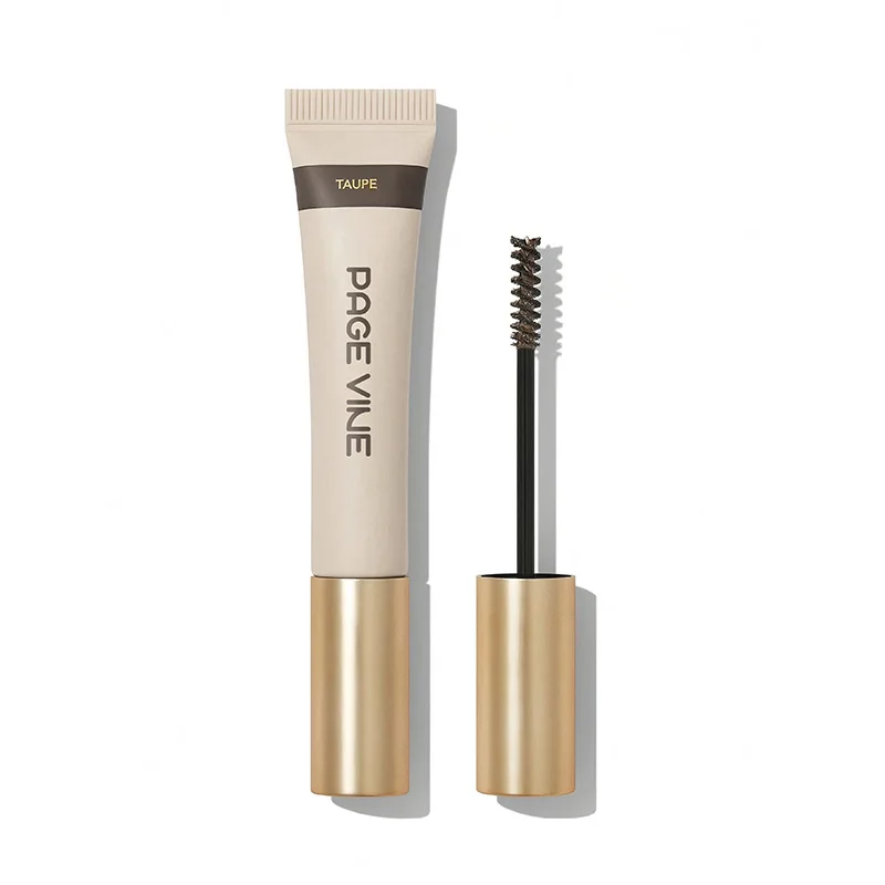 4 Color Soft Tube Brow Gel Multi Purpose Eyebrow Pencil Waterproof Smudge Proof for Natural Wild Look All Day Wear Korean Makeup