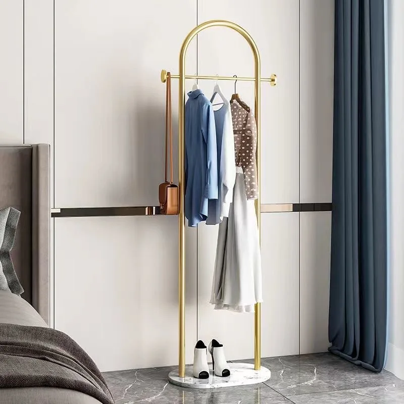 

Modern Minimalist Floor Standing Coat Rack for Bedroom Living Room Home Clothing Organizer Luxury Entryway Small Clothes