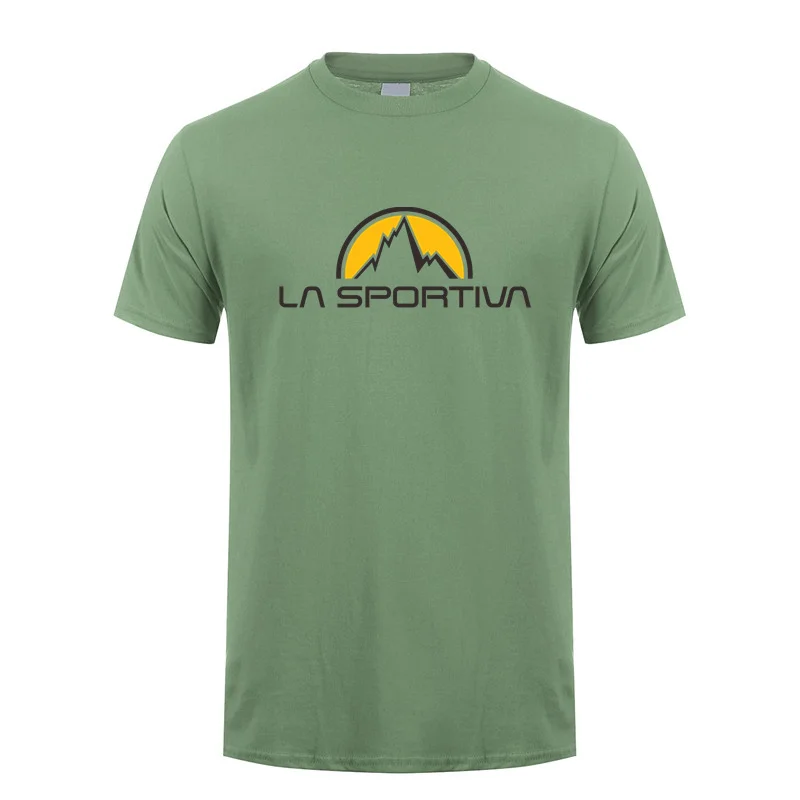 

La Sportiva T Shirt Tshirts Men New Summer Short Sleeve Funny Mans T-shirt Crew Neck Breathable Comfortable Male Tops