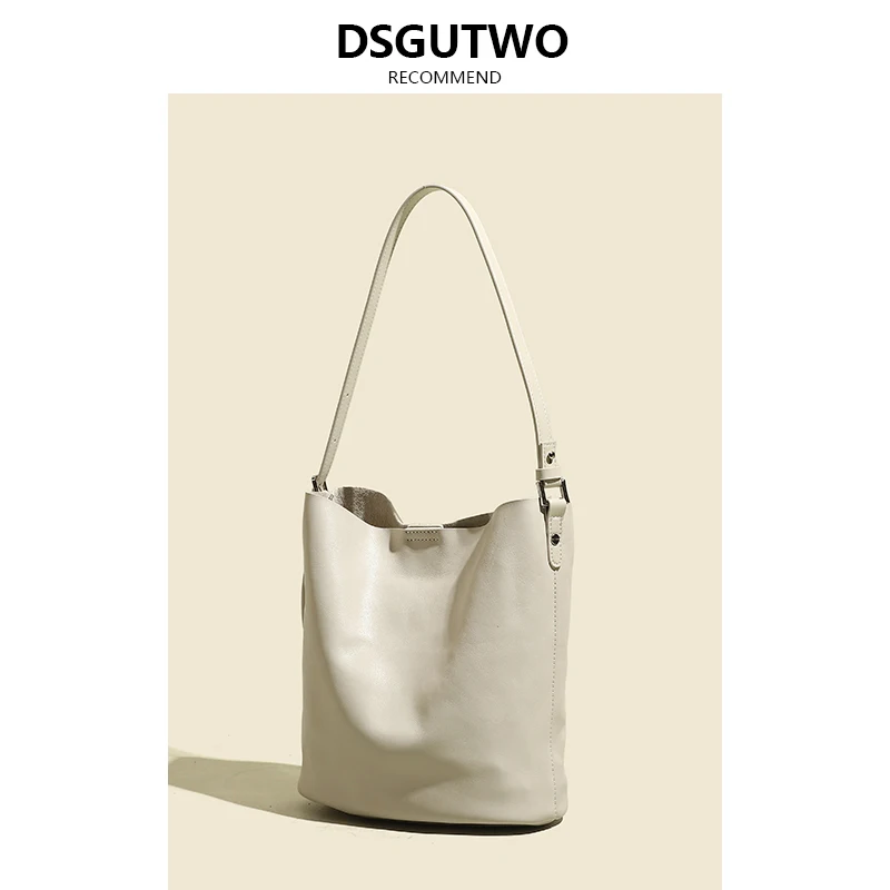 Luxury Top Layer Cowhide Women's Shoulder Bag - alternate angle