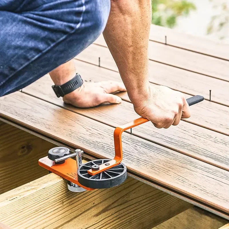 Industrial Grade Heavy Steel Adjustable Decking Straightening Tool Deck Board Lever Bending and Locking Tool-Wholesale