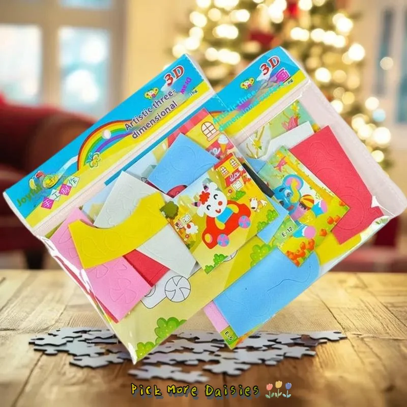 Универсальная головоломка с мультяшными животными; 10/20 шт; Детская игрушка-наклейка из пенопласта EVA «сделай сам»