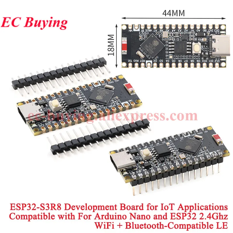 2 szt./1 szt. ESP32-S3 DevKitC N8R2 N8R8 N16R8 Nano Płytka Rozwojowa Bezprzewodowa WIFI Wi-Fi Ble BT 5.0 32-bitowy Moduł Rdzeniowy MCU ESP32S3 — zdjęcie produktu 6