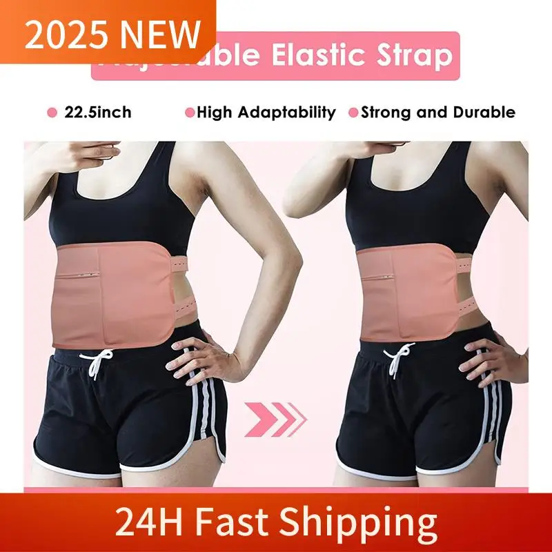 A63Z Top Reusable Organic Castor Oil Pack Kit, Adjustable Elastic Strap Bamboo Cotton Machine Washable Anti Oil Leak