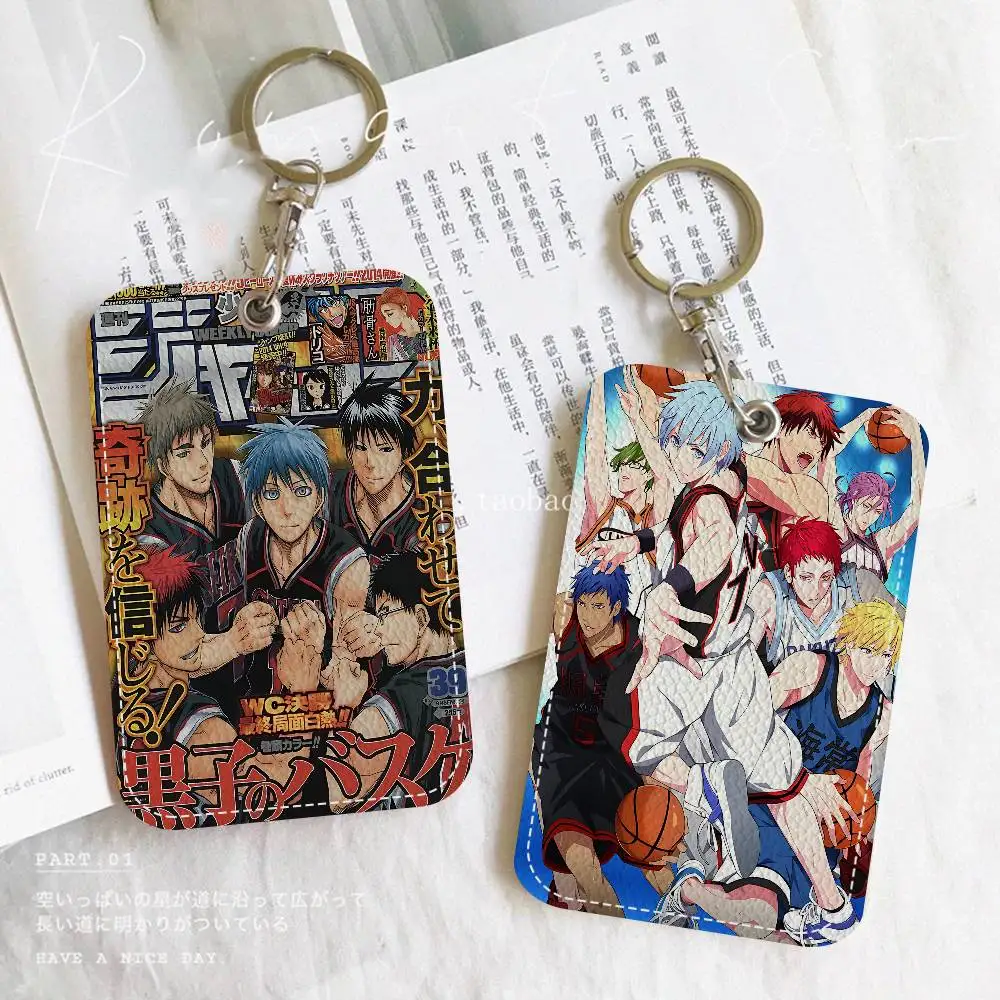 Kuroko Basketball Anime Personalised Print Card Holder Suitable for Holder Girls Door Card Case Women Badge Holder Keychain