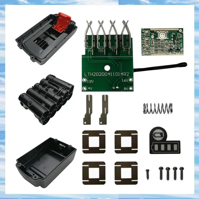 

T31C-LBX2040 Корпус литий-аккумулятора PCB Плата защиты от зарядки для Black Decker 18 В 20 В LBX2040