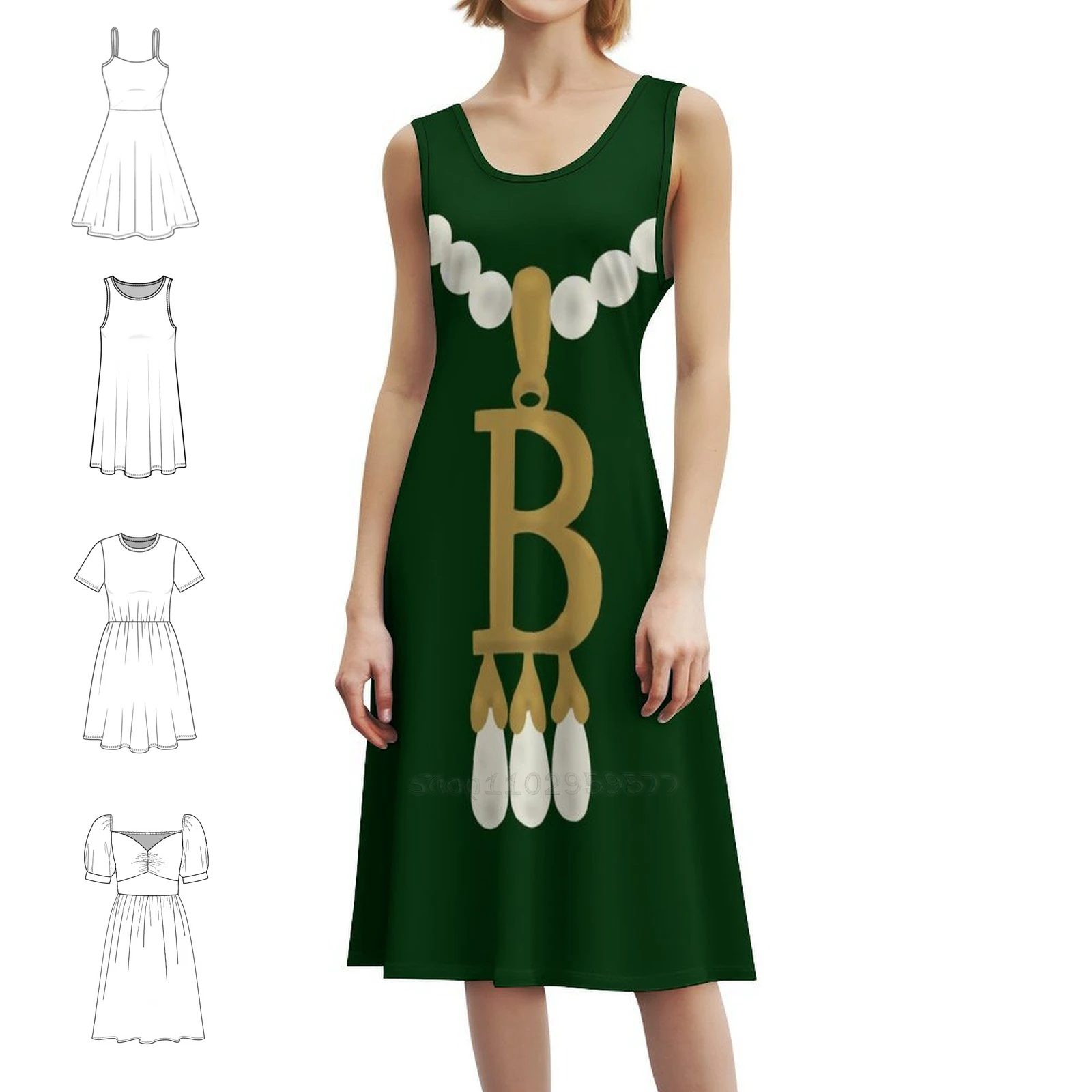 

Anne Boleyn ожерелье корейский стиль повседневное платье для женщин простые повседневные офисные женские платья Anne Boleyn Генри Viii зеленый бежевый