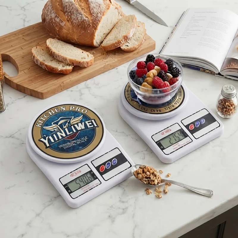 Yunliwei 10kg/1g Digital Kitchen Scale, Electronic Food Scale, High-precision Dietary Balance Measurement Tool for Cooking